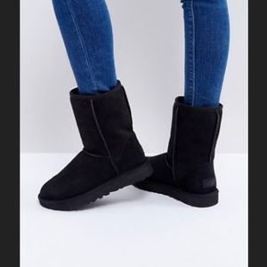 UGG 🔴 Classic Black Short Ugg